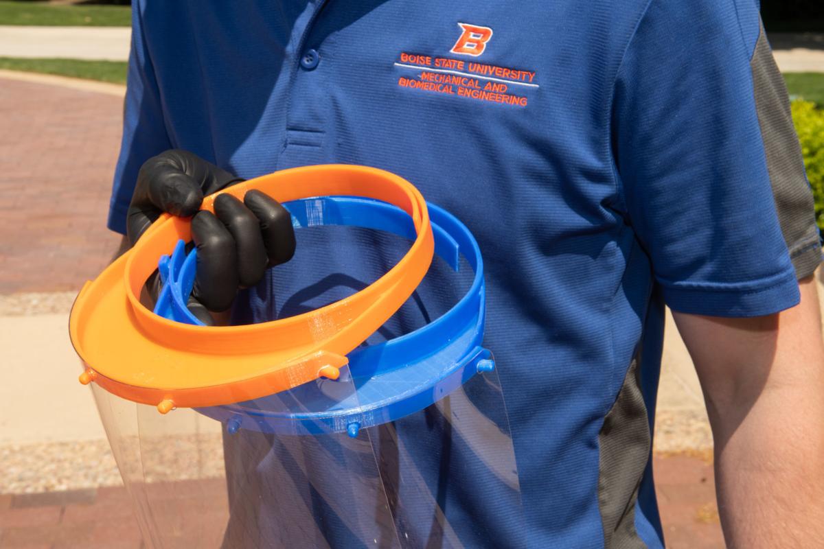 Boise State Donates 3d Face Shields To Healthcare Workers In