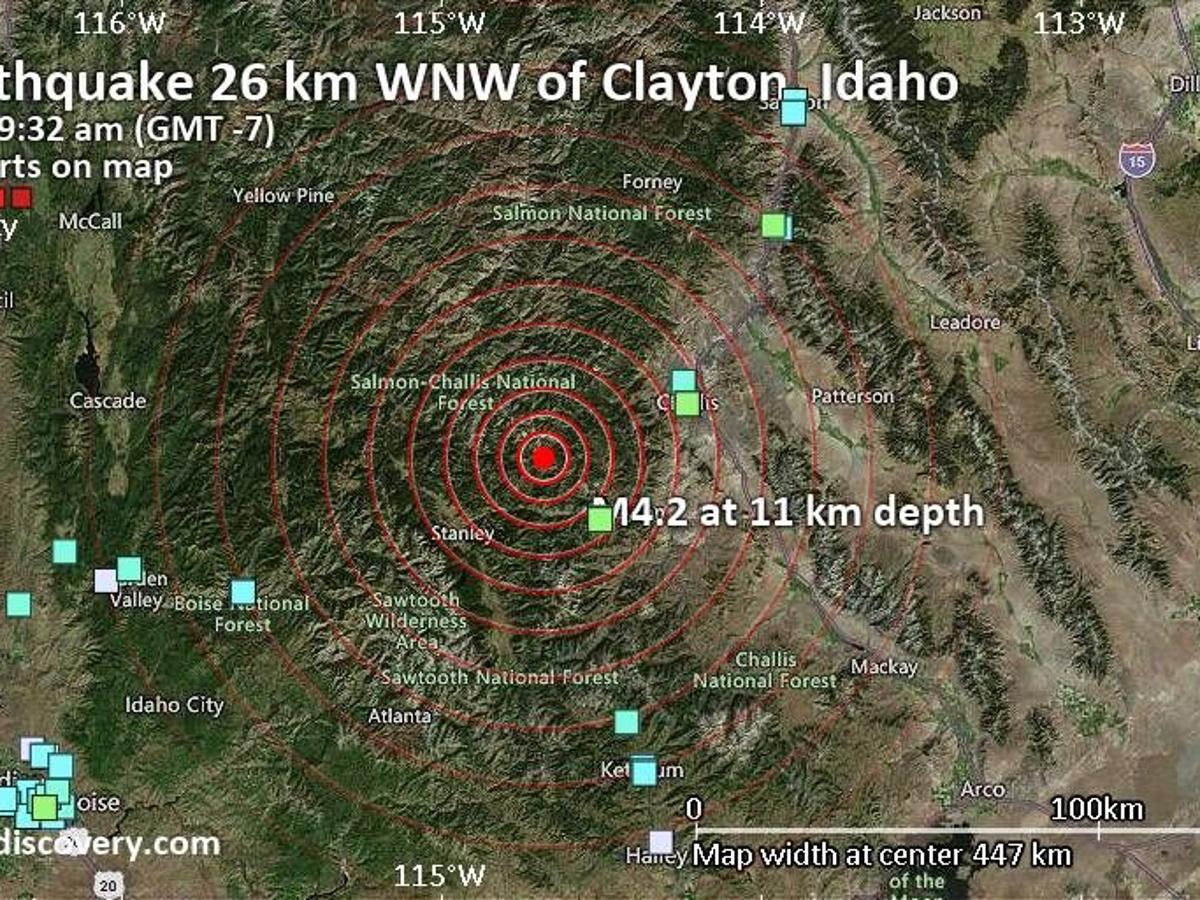4.2 Magnitude Rattles Idaho Just Minutes Before Boston, Maine Shocked by Tremors