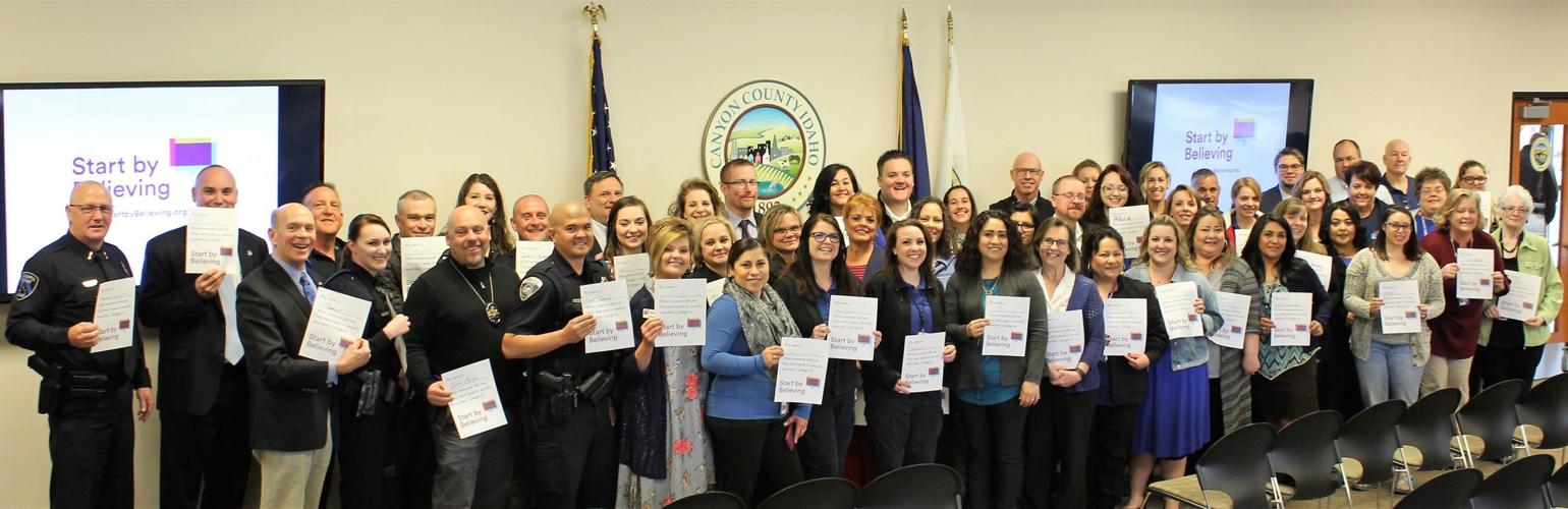 Law enforcement takes pledge to 'start by believing' Local News