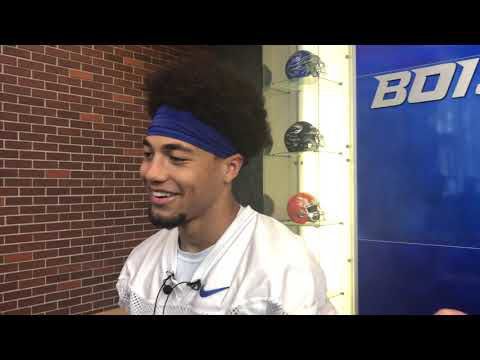 IST WITH BOB & PRATER: Boise State football opens fall camp – first-day  observations (including a new running back), QB Hank Bachmeier and RB  George Holani meet with the media – both