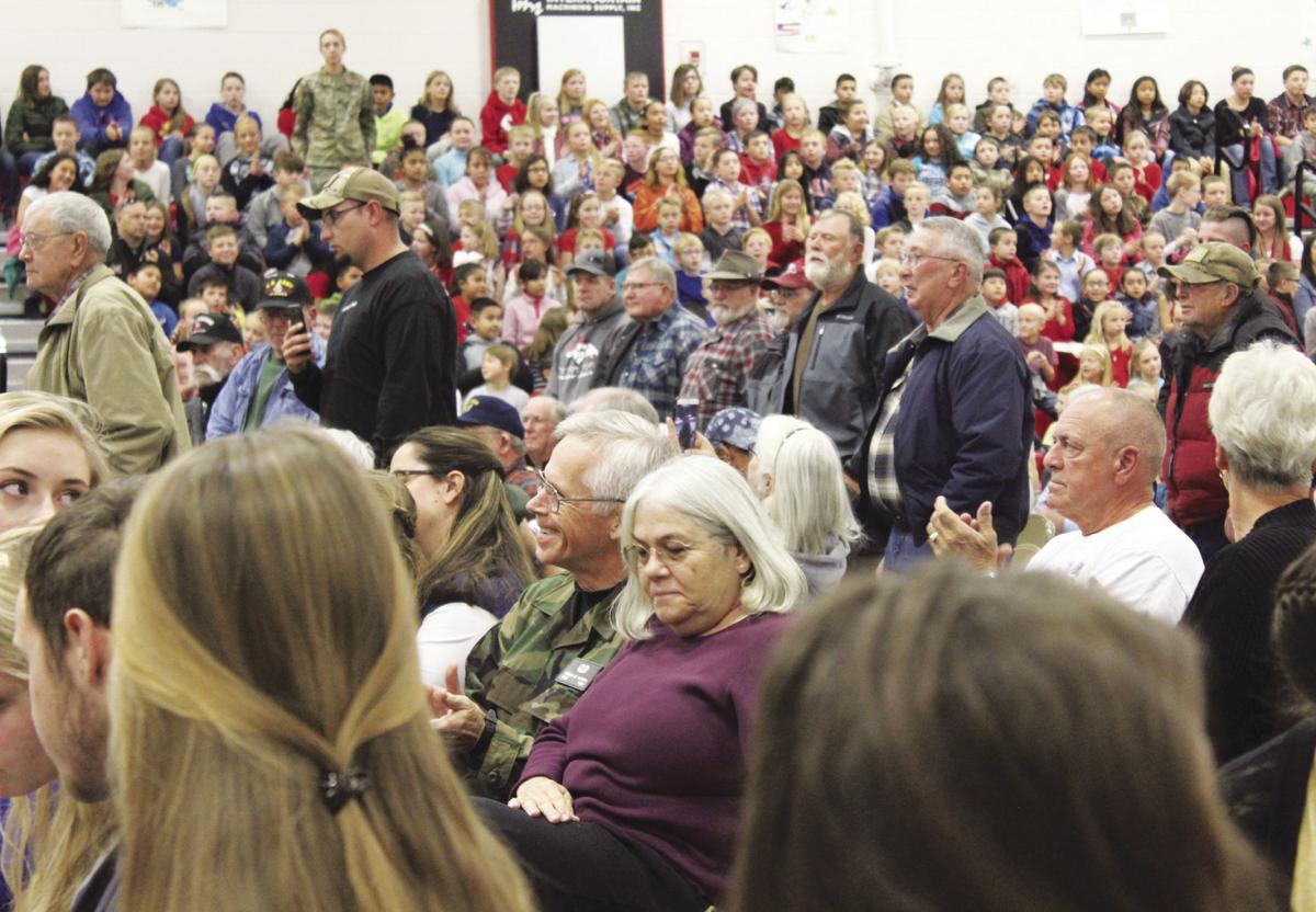Melba School District honors service members with assembly Complete