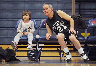 Old Guys Basketball Game Raises Money For Young People Complete