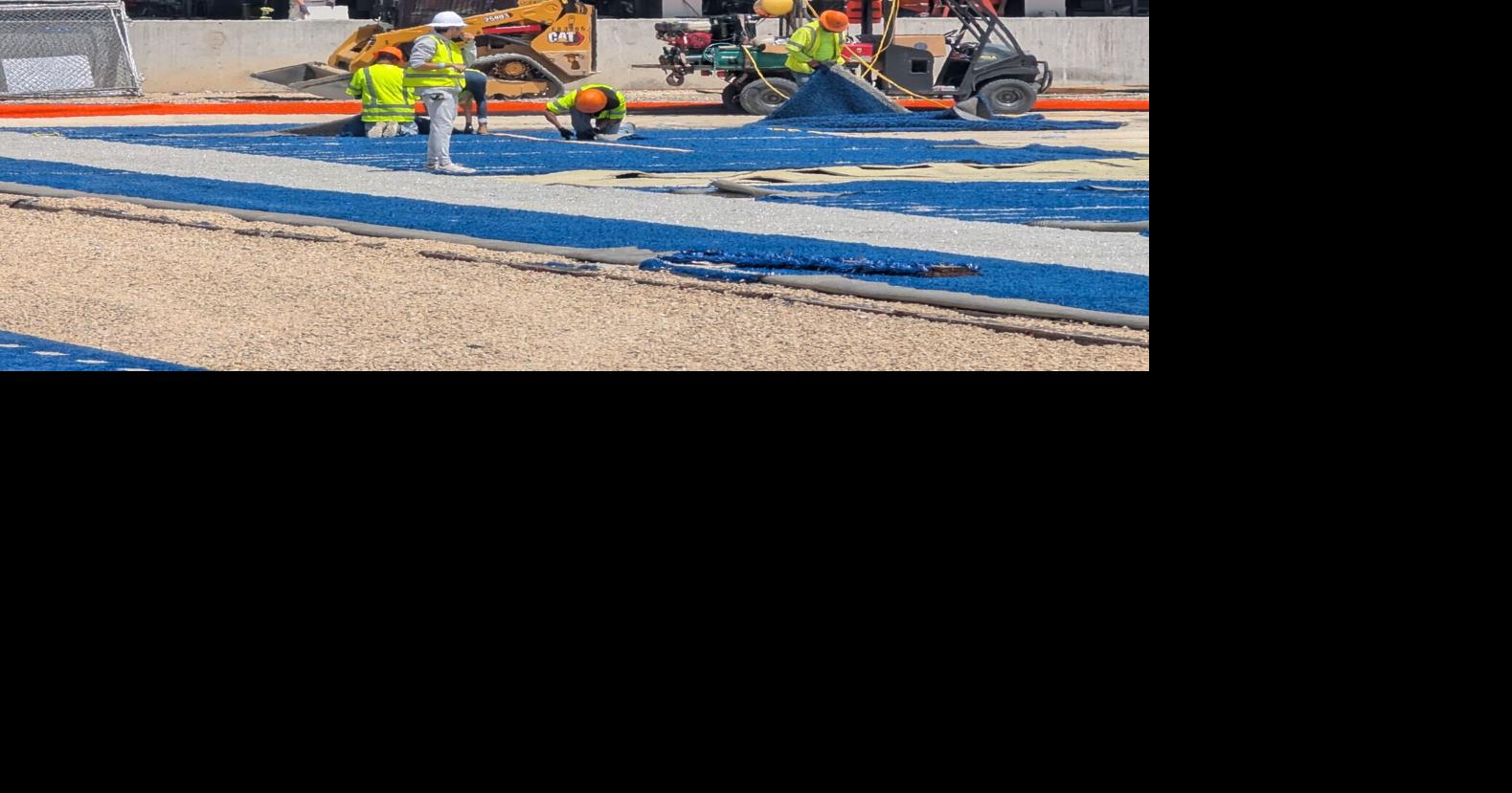 Boise State begins pulling up old Blue Turf to make way for new Blue Turf