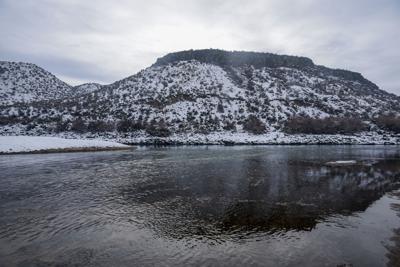 peak lucky water boise idahopress flows river december near