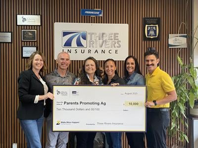 Three Rivers Insurance and Parents Promoting Ag Check Presentation