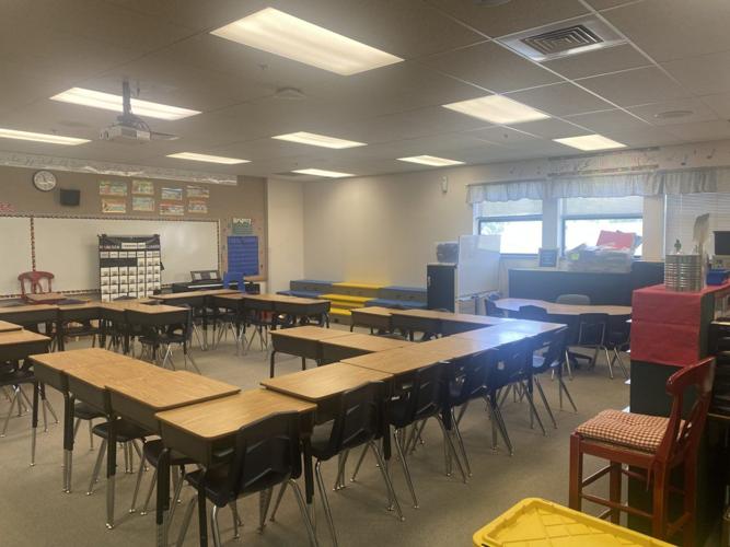 Overcrowded Middleton school using hallways and teachers’ lounge for