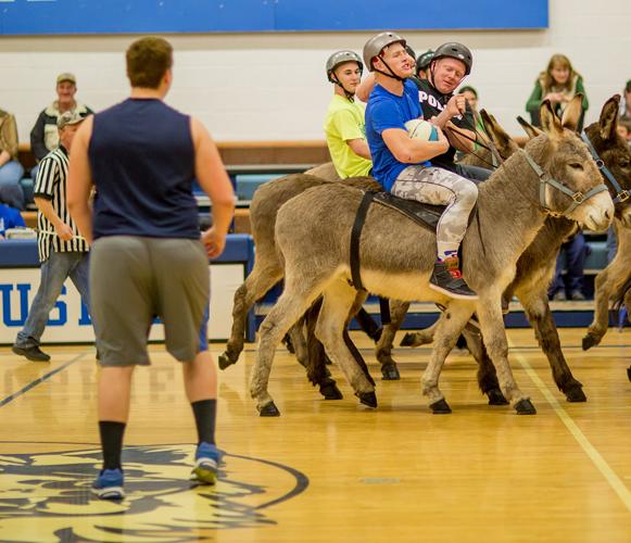 Photos Scenes from Donkey Basketball Idaho PressTribune Multimedia