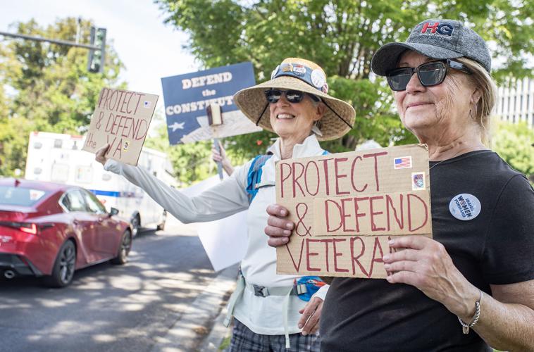 On D-Day, veterans rally against VA cuts, Trump | Local News ...