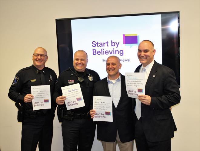 Law enforcement takes pledge to 'start by believing' Local News