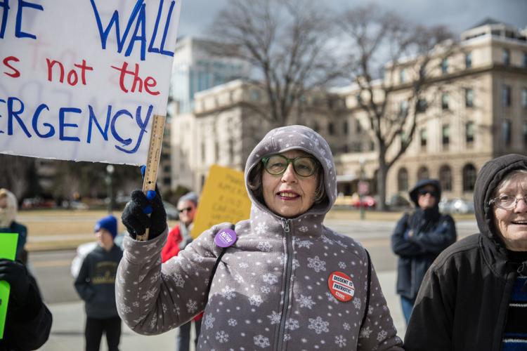 Presidents Day protest arises in Boise, crowd calls on Idaho's federal