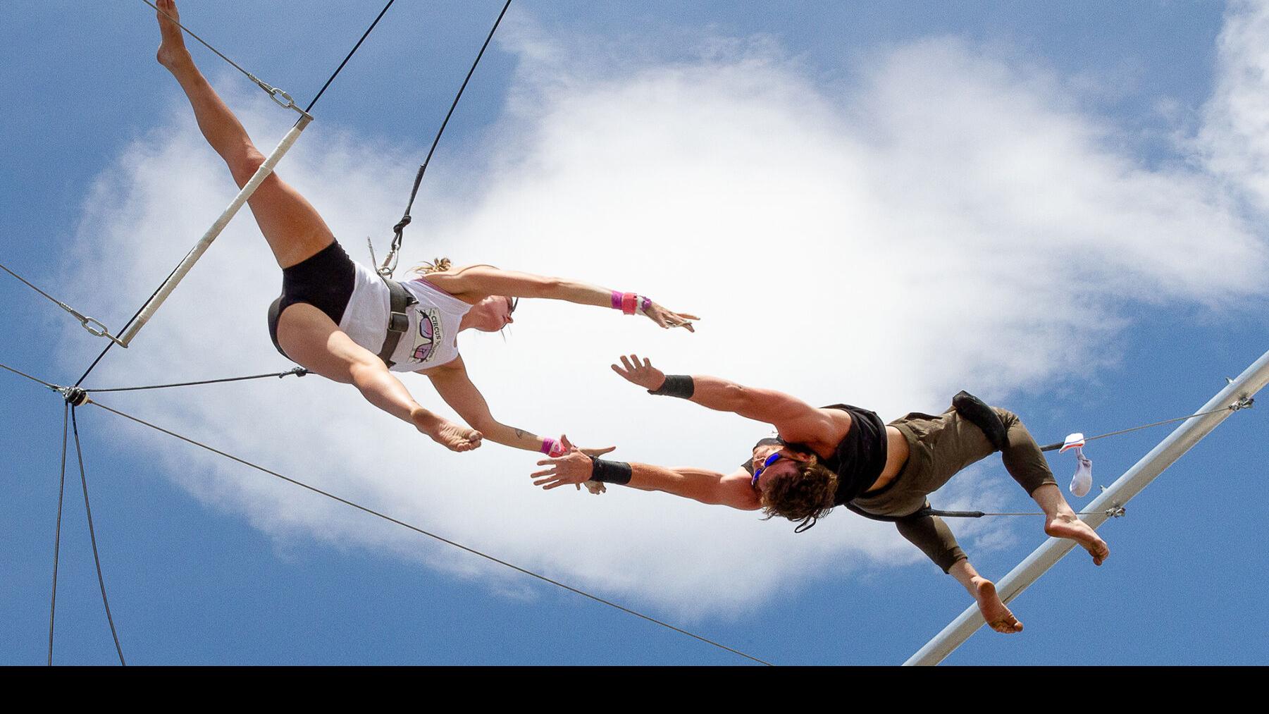 Taking to the skies: trapeze classes offered in Garden City this