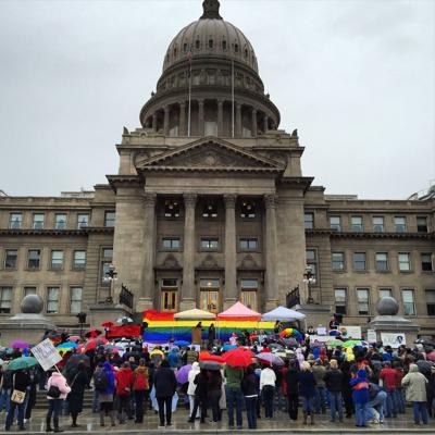 Slideshow: Hundreds Rally at Idaho Capitol Steps to 'Add the Words ...