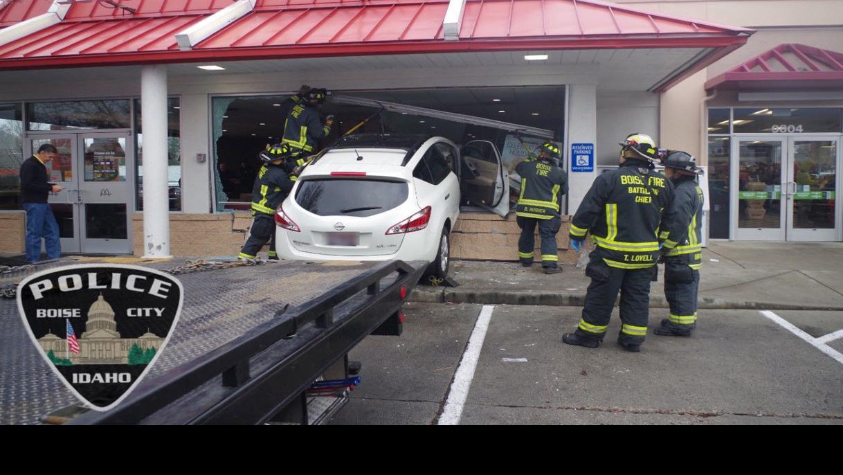 One Person Sustains Minor Injuries After Car Crashes Into Boise