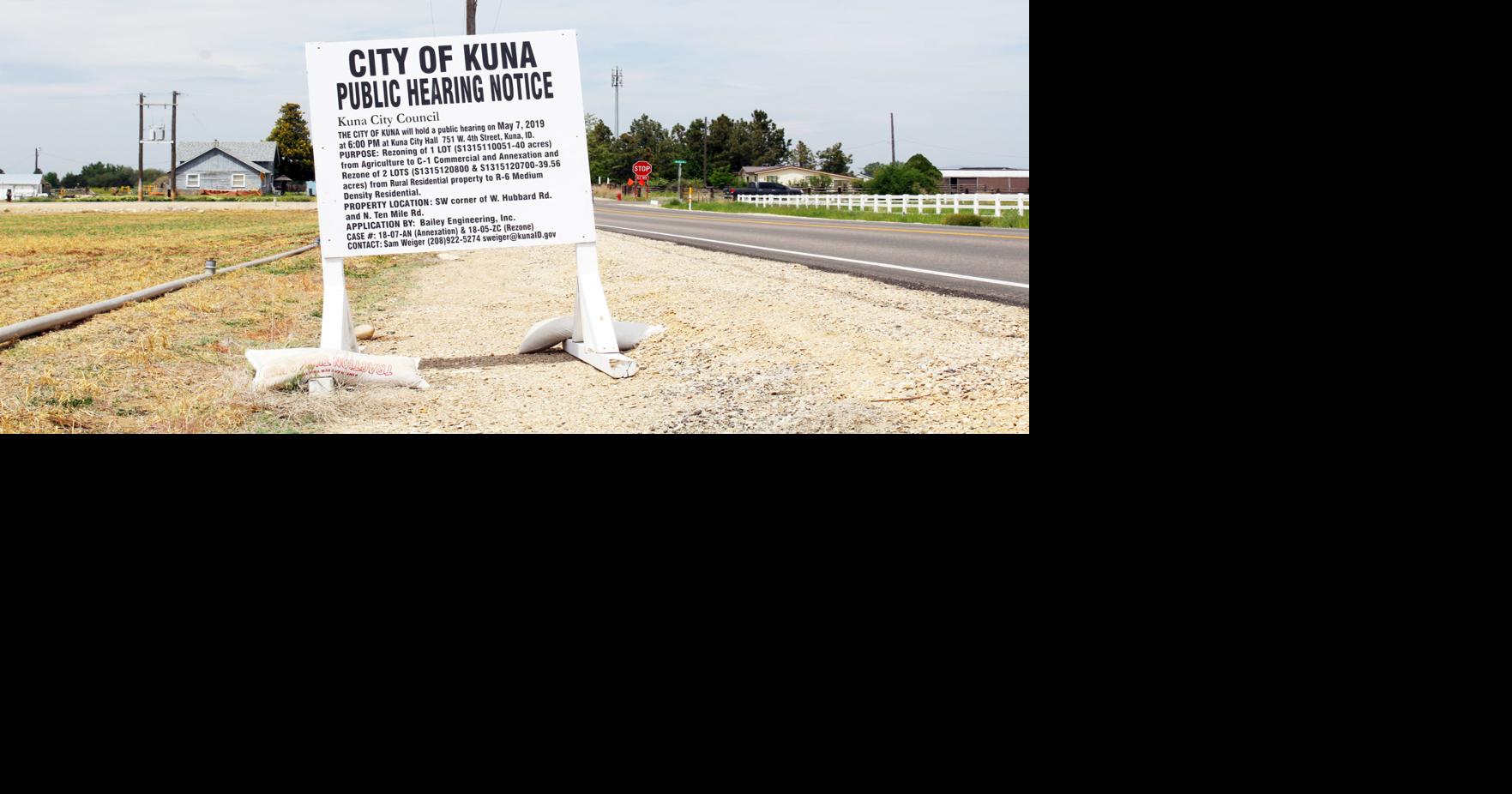 Commercial zoning request causes Kuna council to delay decision