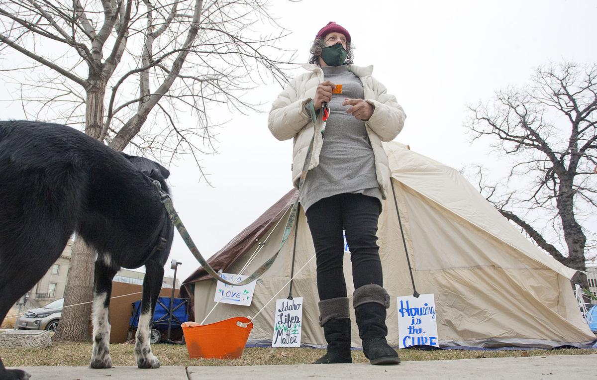 Local unhoused population occupying old Ada County Courthouse, awaits city's response