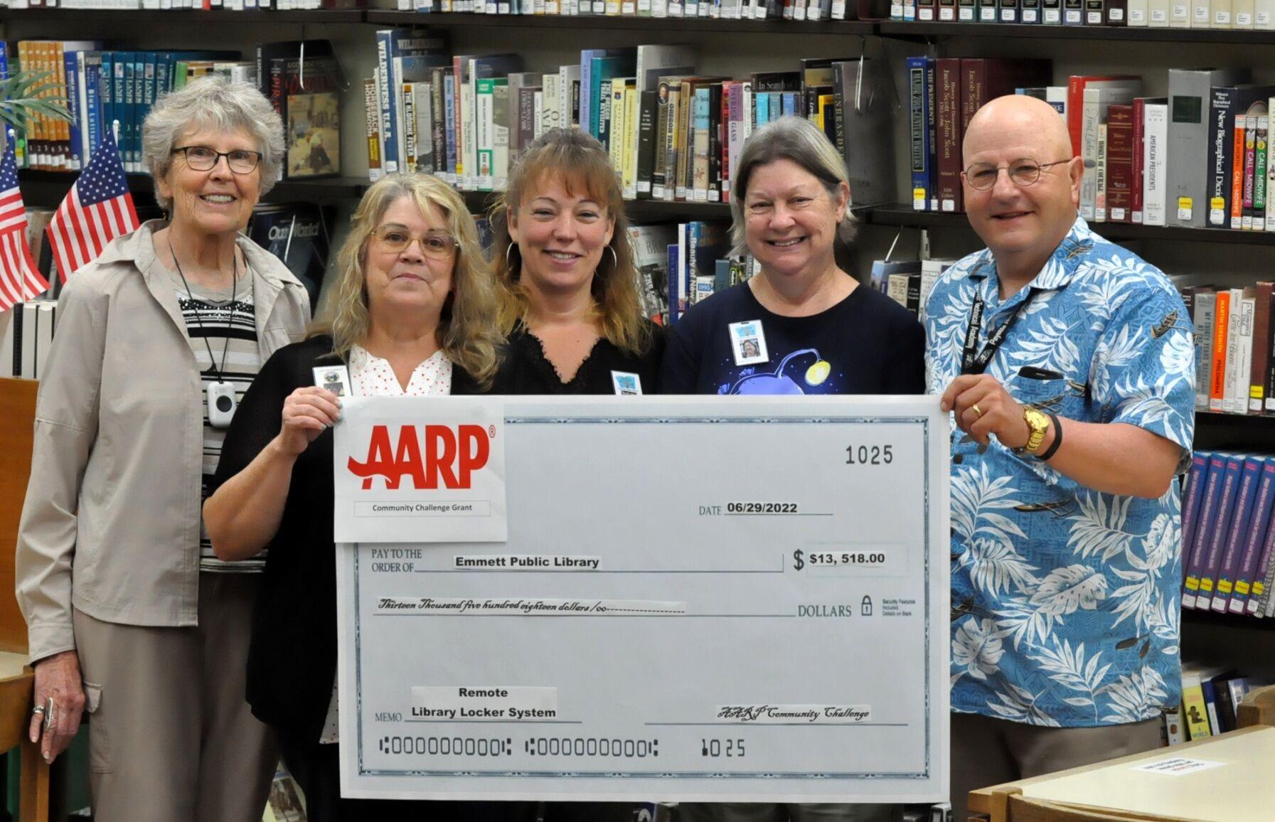 Emmett Library gets AARP grant to add selfserve options Finance
