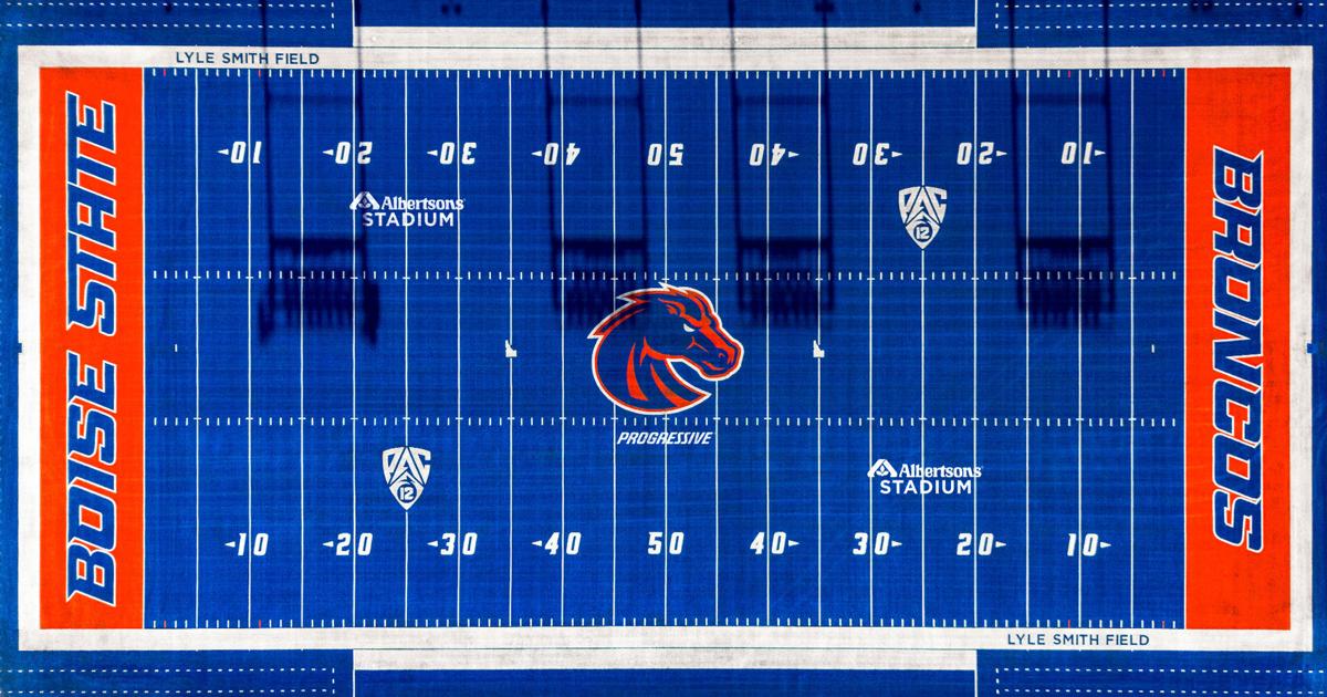 Albertsons Stadium will feature on-field Progressive logo this fall