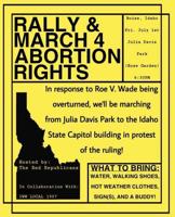 Rally and march for abortion rights