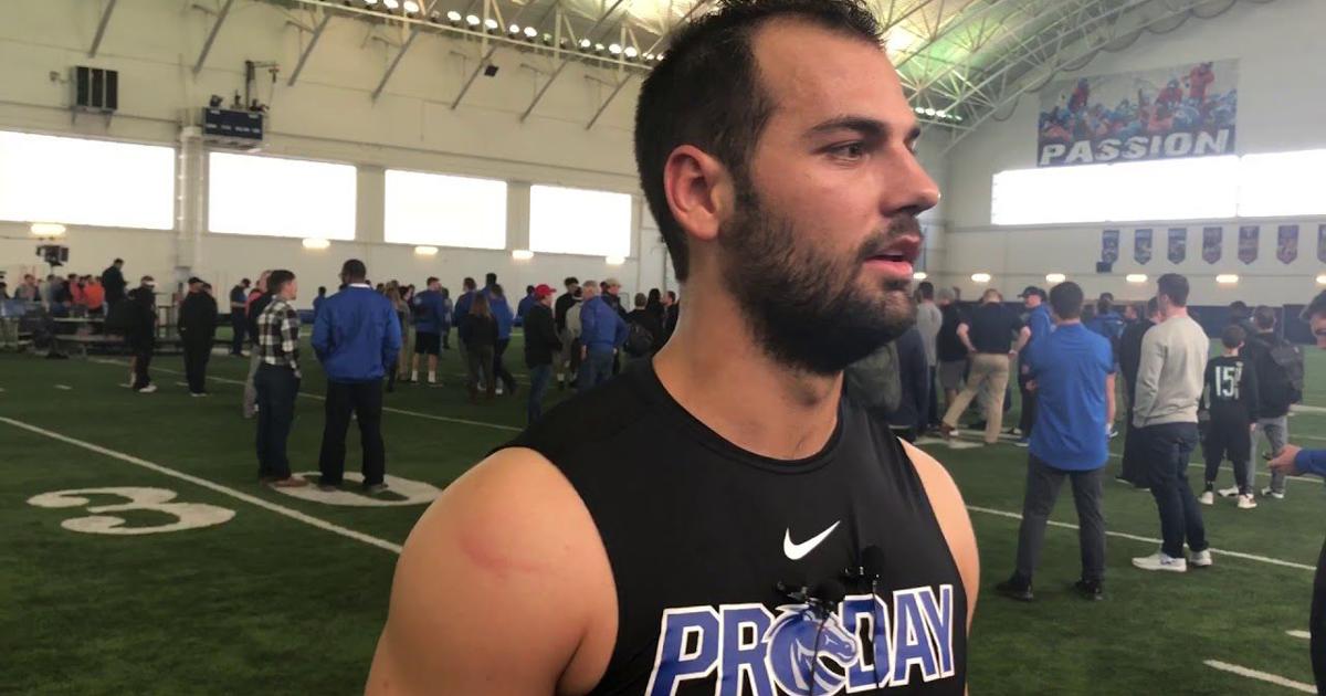 Former Boise State tight end Jake Roh talks after Pro Day | Idaho Press ...