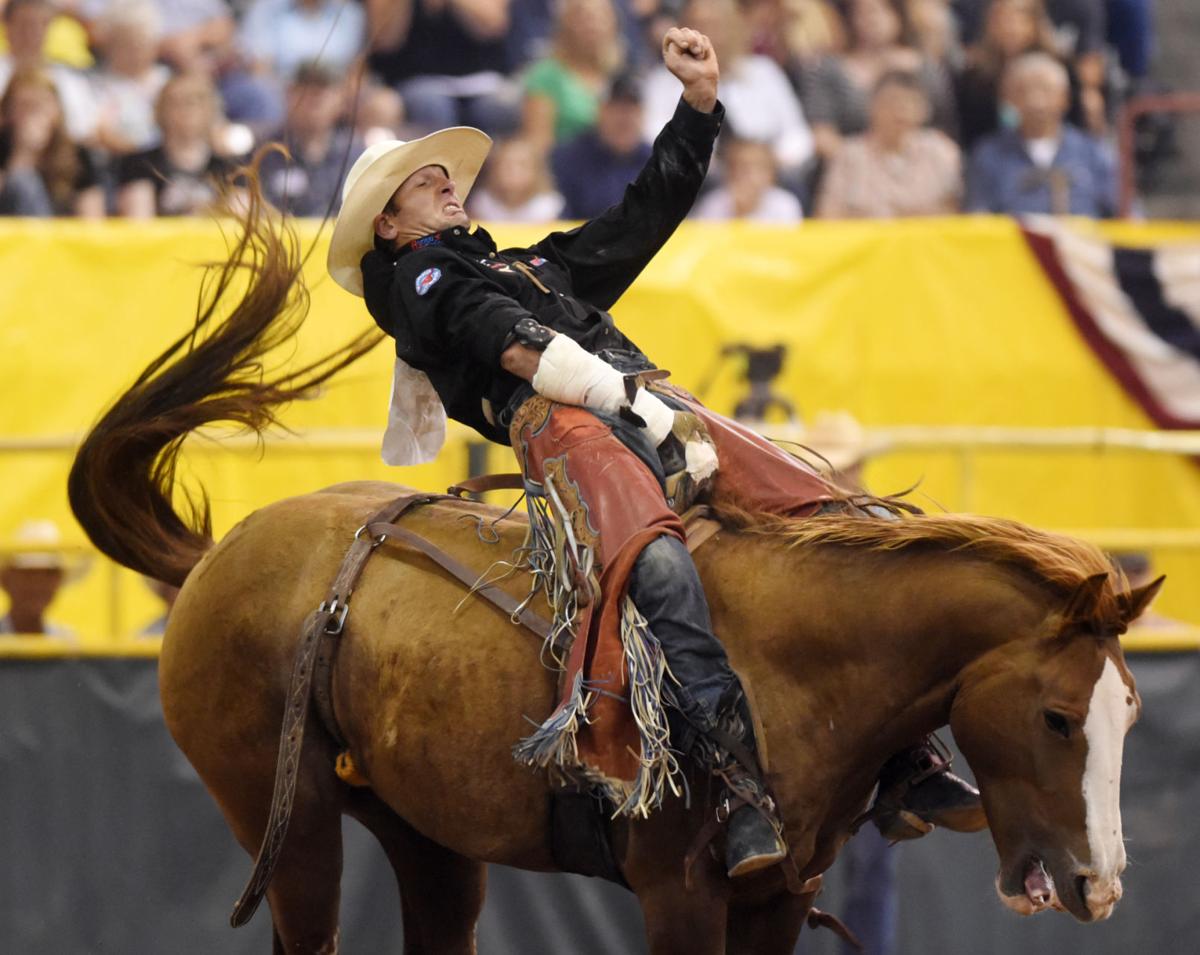 STRONG START Bain opens Snake River Stampede with 84point ride Members
