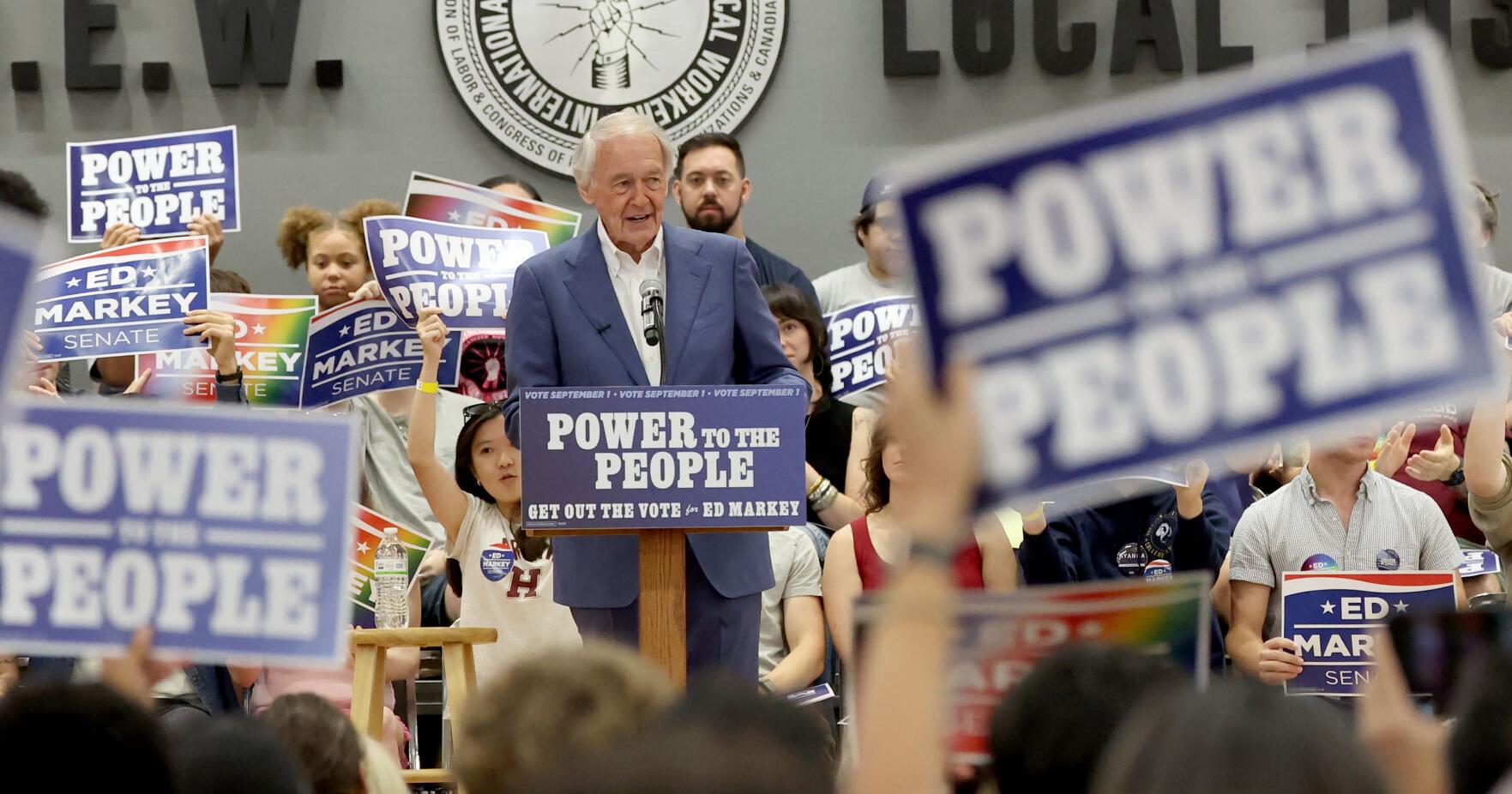 Sen . Ed Markey , 80 , wins Mass . Democratic primary over opponent who called for generational change
