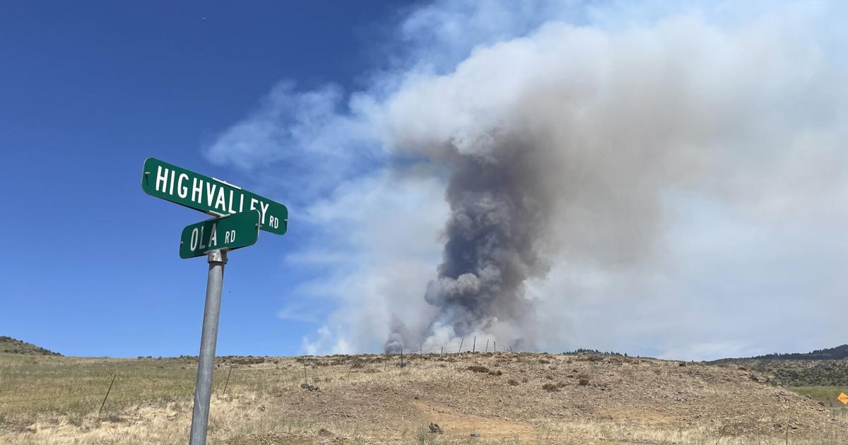 Point Fire Boise Goldrun Fire north of Boise grows to 850 acres | Local News ...