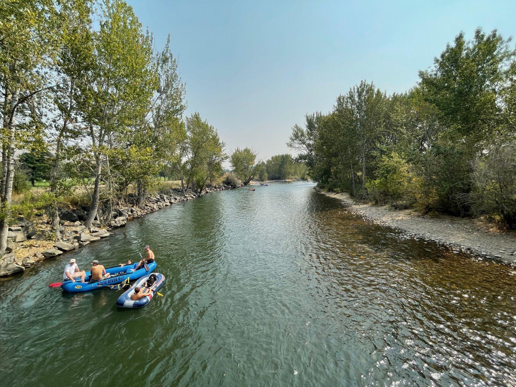 Boise River floating season is open. Make sure you park accordingly