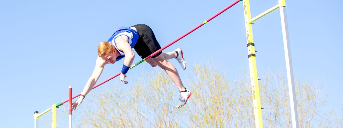 Landon Helms hopes to eclipse 18 feet in the pole vault this spring