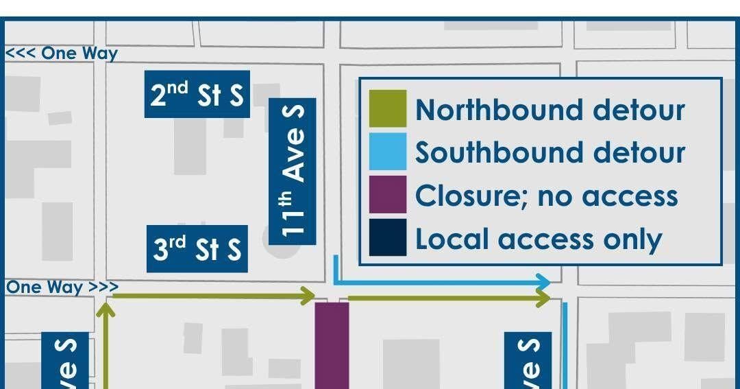 Downtown Nampa detour announced amid ongoing road work