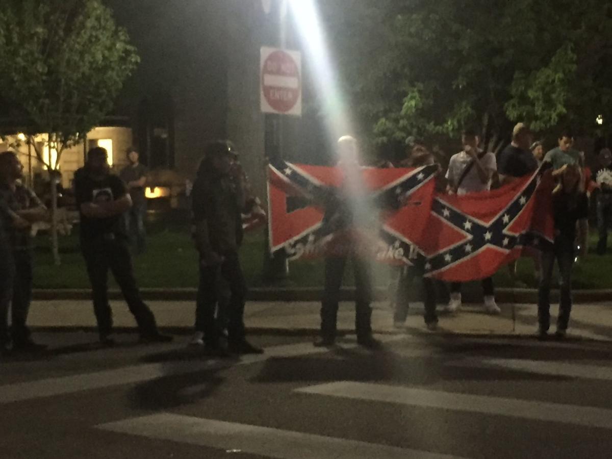Letter Upside Down Flag—We Have a Problem with White Supremacy Mail