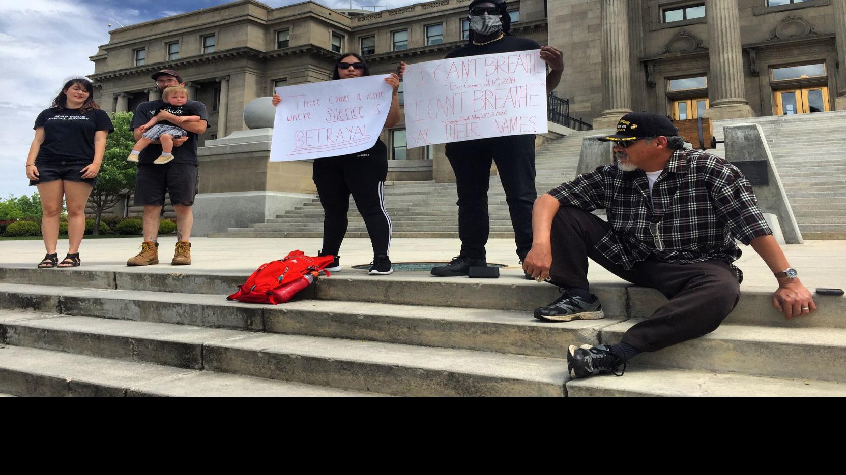 Boise Idaho Protest 2020 Small Boise Protest Responds To Killing Of George Floyd Local