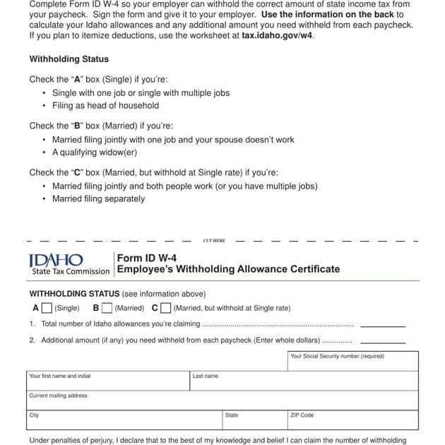 Form ID W4