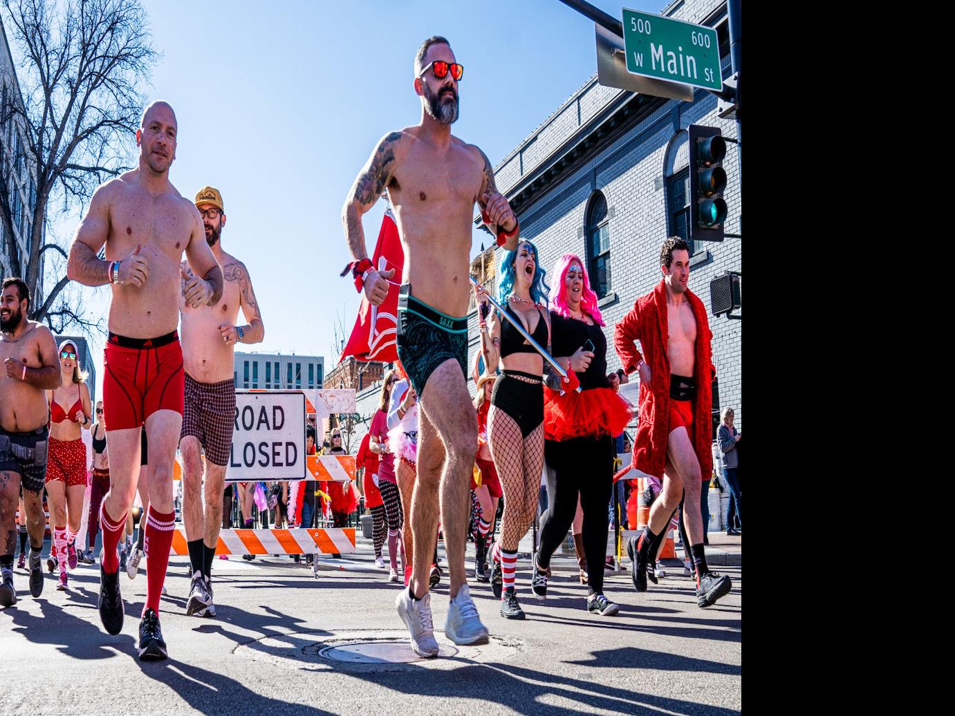 No shirt, no pants, no problem: Cupid's Undie Run in Boston draws