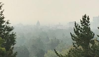 Smoke Boise skyline