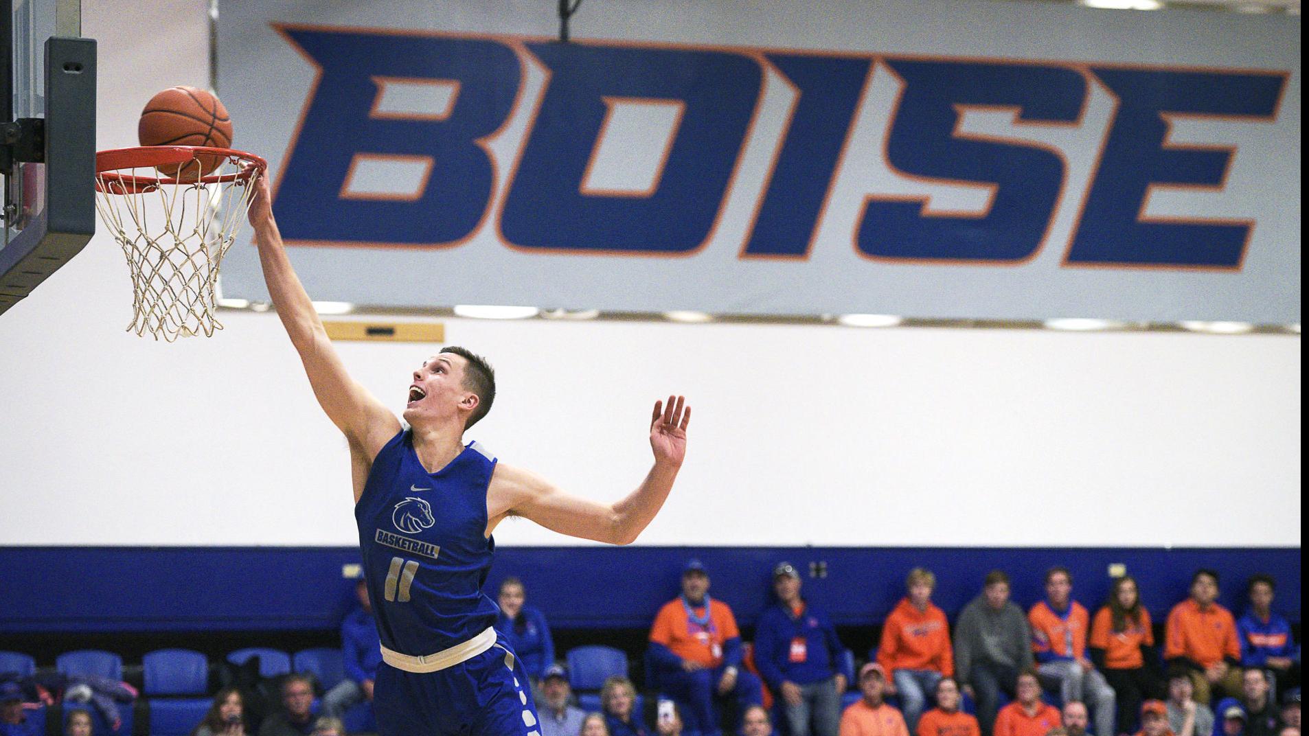 Photos Boise State Men S Basketball Hosts Slam Dunk Contest