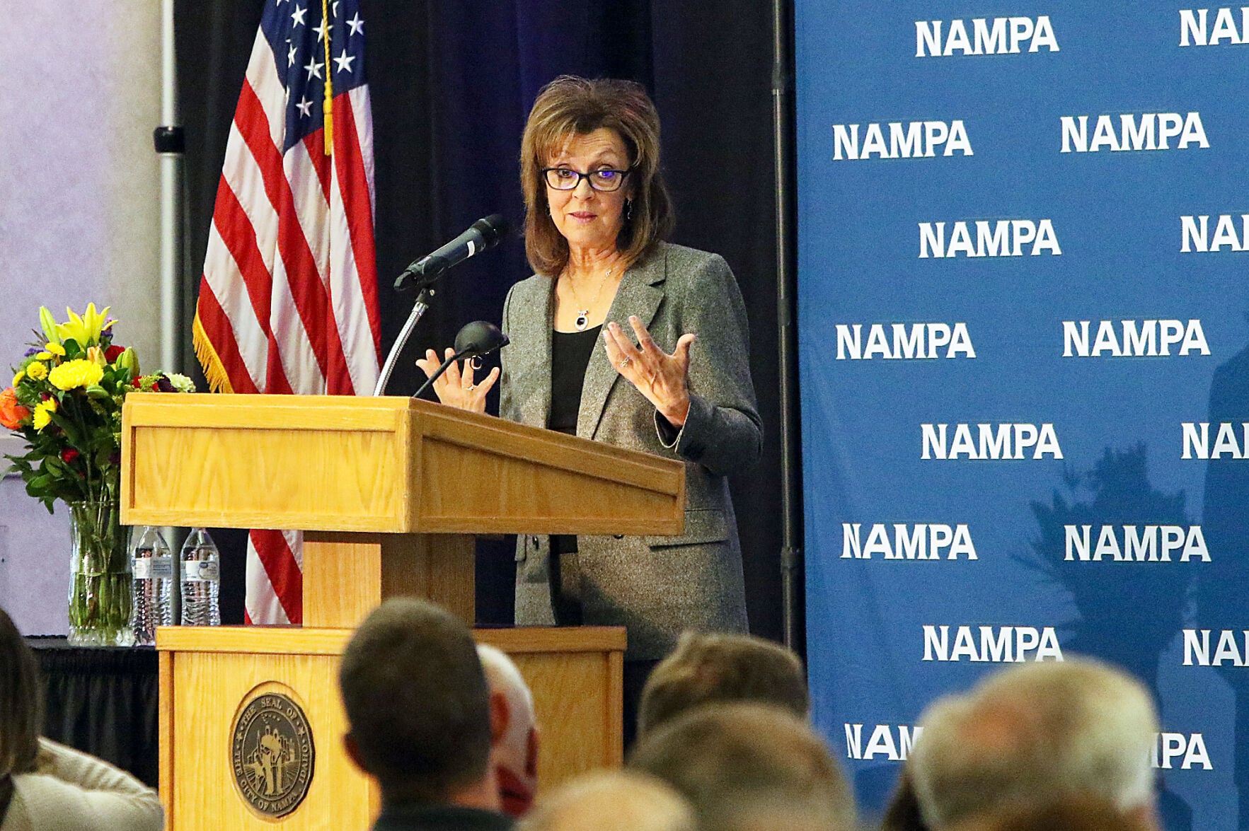 Mayor Debbie Rushing Nampa mayor: Trying to control growth 'like holding your hand under a ...