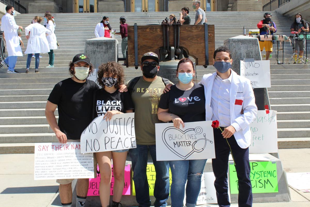 Boise Idaho Protest Blm Health Care Workers Rally Against Anti Blackness At Idaho Capitol