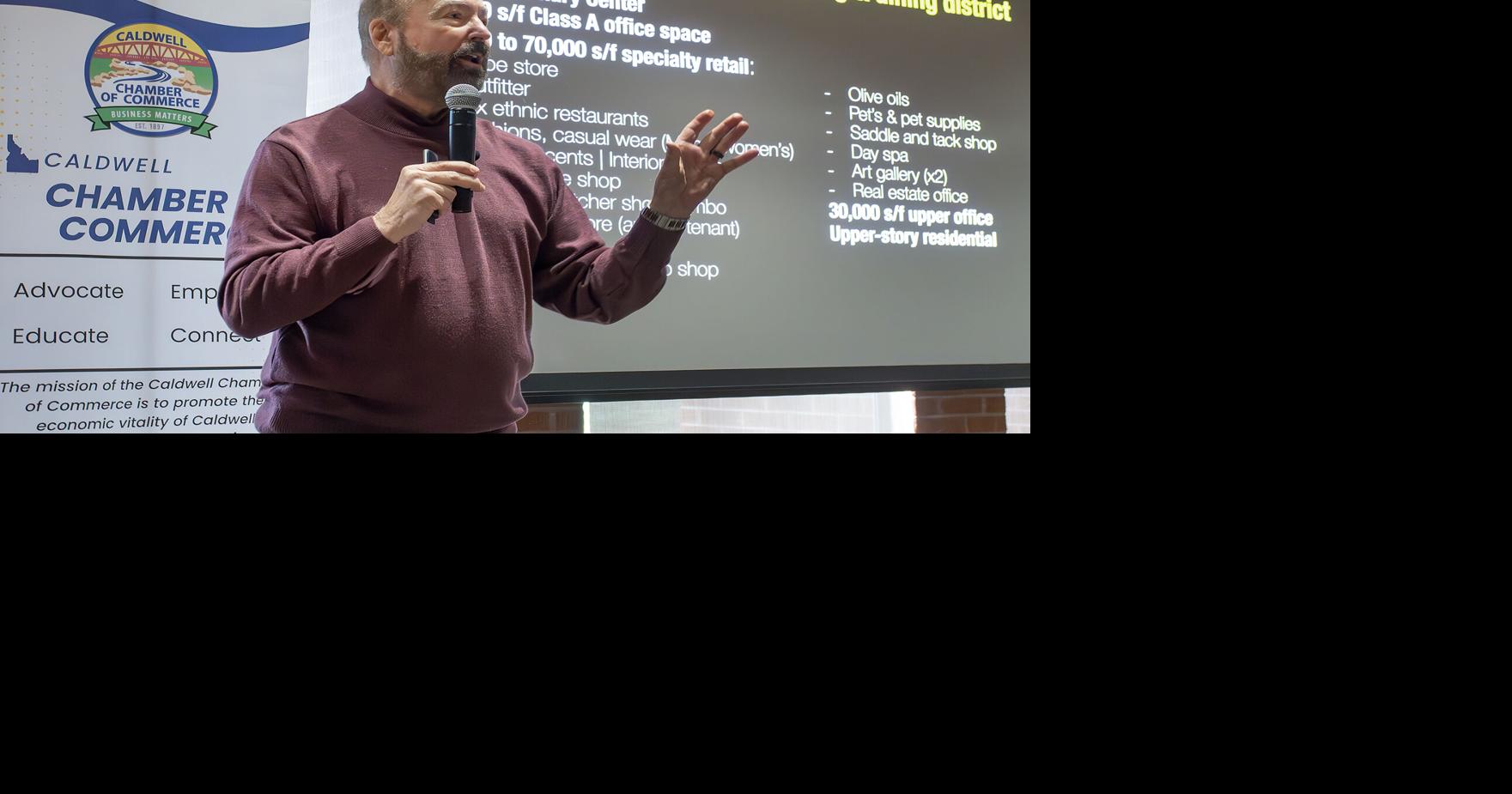 Round two: Roger Brooks returns, looks to boost central Caldwell’s development and tourism plan