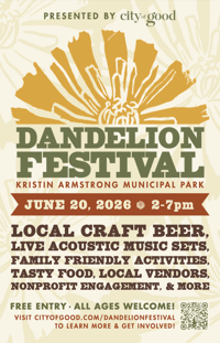 City of Good celebrates dandelions and creating a healthier