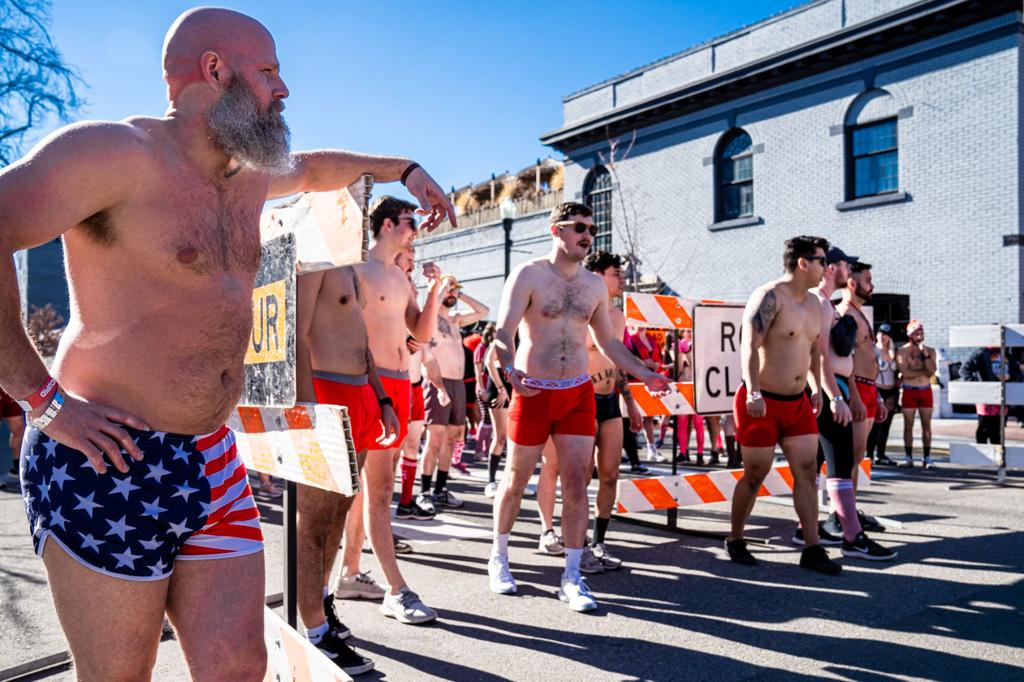 No pants, no problem: Disrobed runners take to streets in annual Cupid's  Undie Run, Clothing