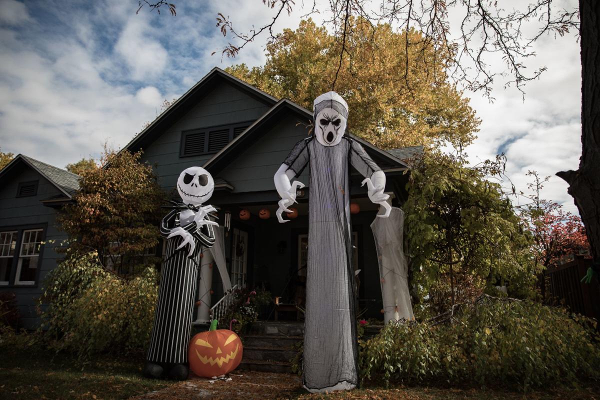 Harrison Blvd. halloween decorations Local News