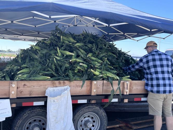 Find Simpson's Sweet Corn across from the sugar beet factory in Nampa