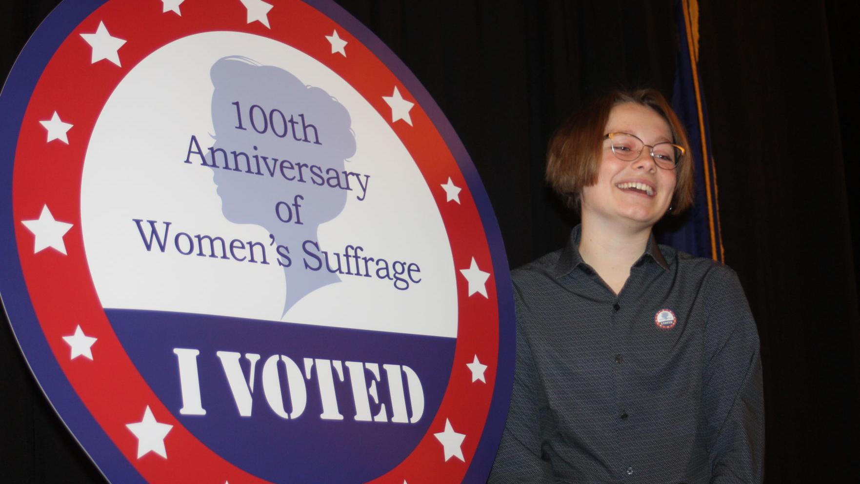 Kuna High Student Designs I Voted Sticker Commemorating 100th Anniversary Of Women S Right To Vote Local News Idahopress Com Kuna High Student Designs I Voted Sticker Commemorating 100th Anniversary Of Women S Right To Vote Local News Idahopress Com