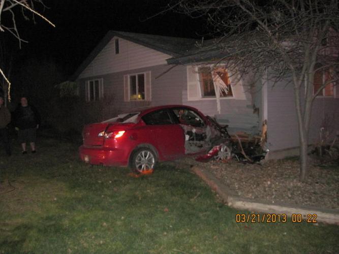 14yearold crashes car into Caldwell home Local News