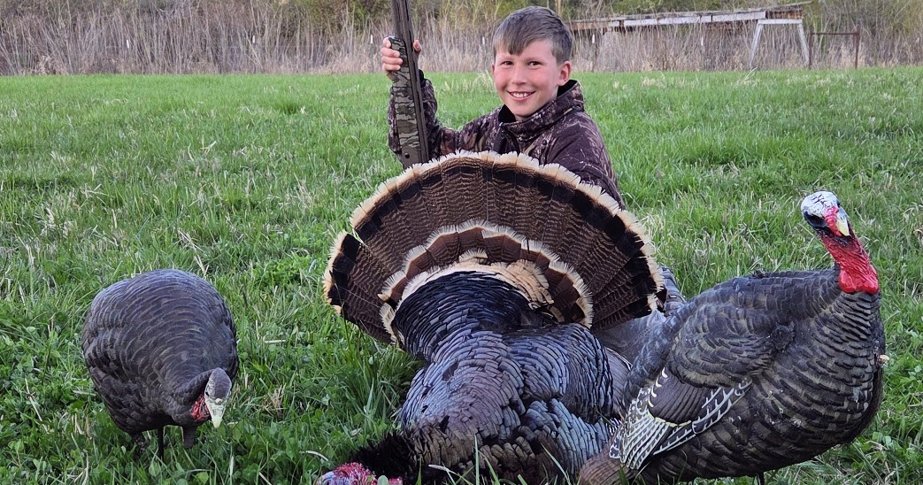 Outdoors: A birthday bird