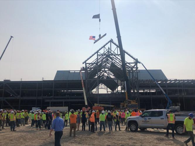 One step closer Large sporting goods retailer hits construction