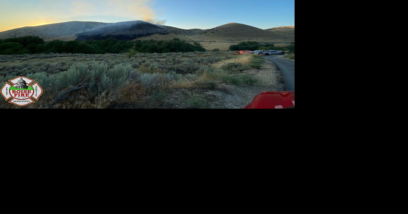 Grass fire burns 810 acres in northwest Boise Local News