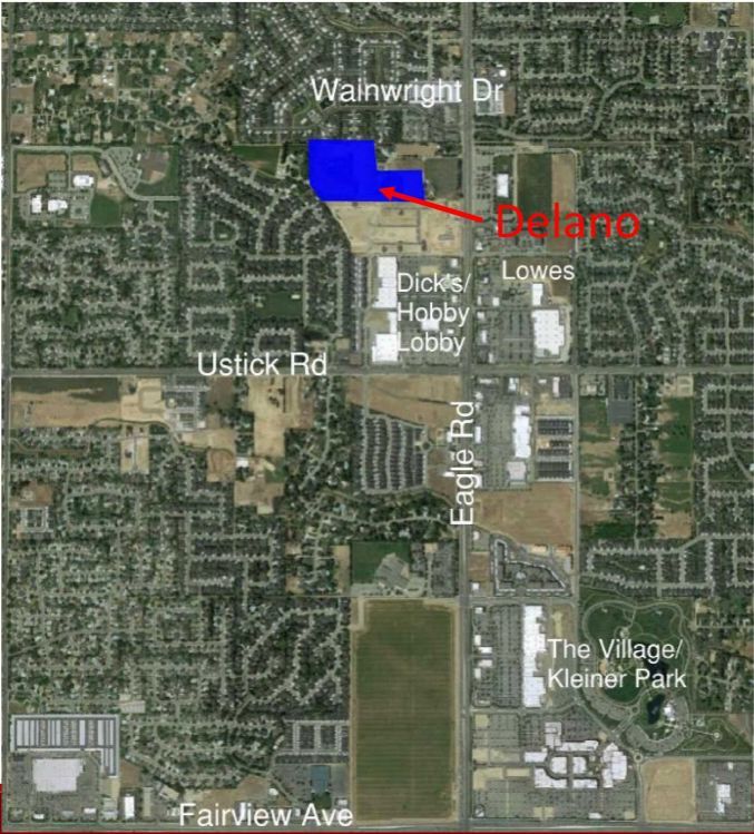 Meridian Idaho Zoning Map Meridian City Council Sends Controversial Delano Plans Back To Planning And  Zoning Commission | Local News | Idahopress.com