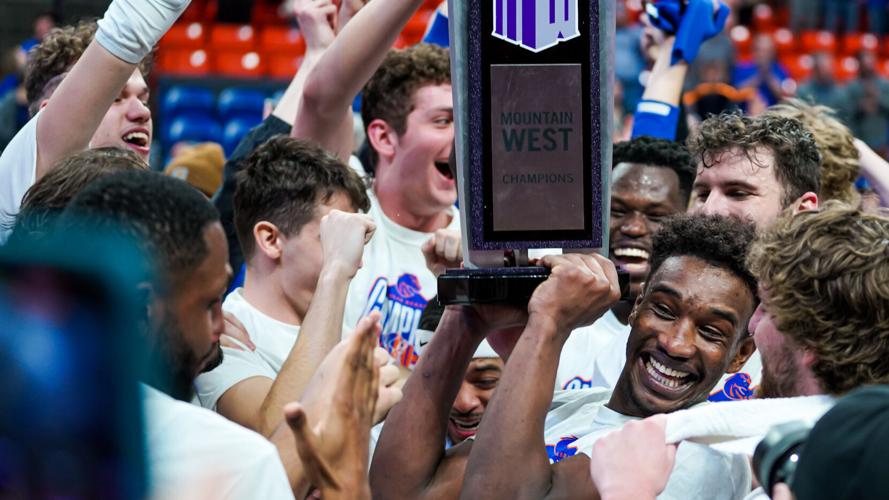 PHOTOS: Boise State clinches conference regular season title in 73-67 win over Nevada