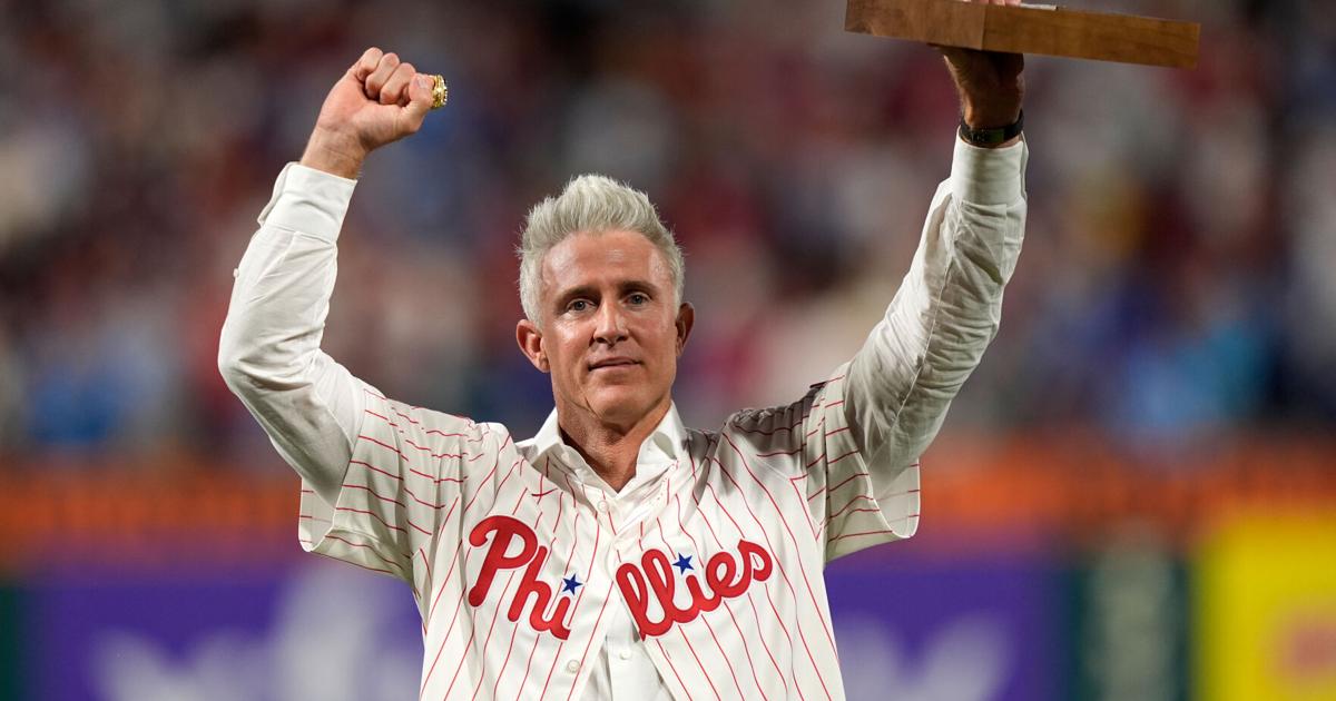 Phillies Utley Baseball